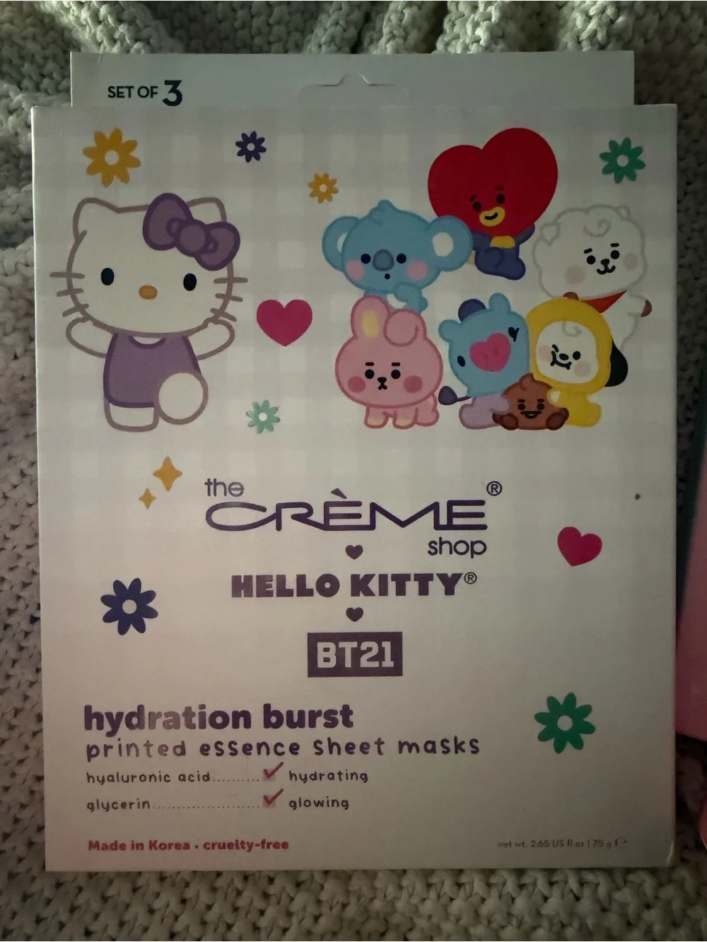 Hello Kitty Pink Hydrating Eye Care & Brightening Patches Set